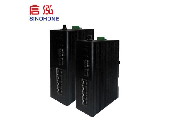 Secure PTN 2 Port Ethernet Switch , Stable Fiber Optic Cable Connect Switch