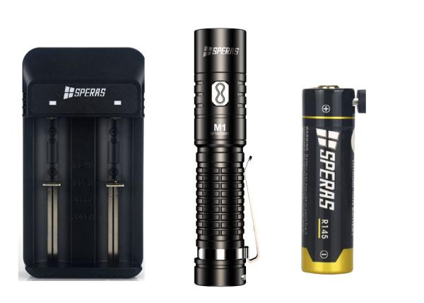 Hiking 14500 Battery 1000lm Rechargeable LED Flashlights