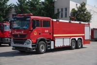 Sinotruk HOWO 18T Water Tank Fire Fighting Truck Low Price China Manufacturer