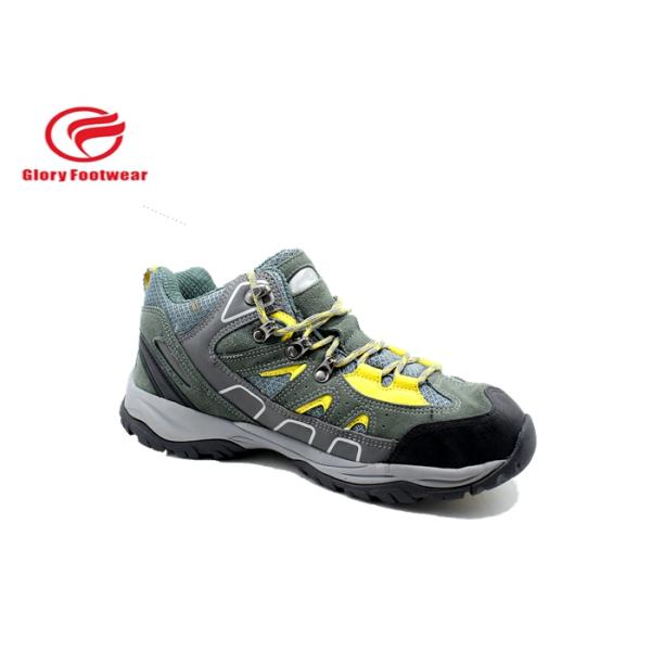 Cemented Grey Lightweight Steel Toe Boots , Sports Lightweight Steel Toe Cap Trainers