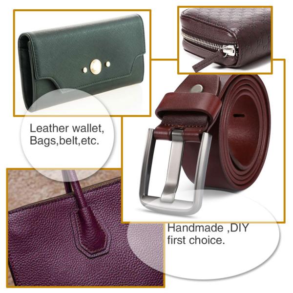 Окрашенный текстурированный рисунок 1000м 150D Восковая нить для швейной кожи