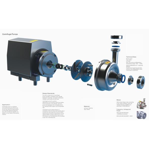 Нержавеющая сталь санитарный насос SS304 SS316L самозагрузка центробежная жидкие напитки молочные трансферы