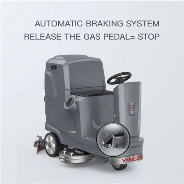 YZ-X5 China Proveedor Conducción de la máquina de lavado de pisos sin cable comercial automático
