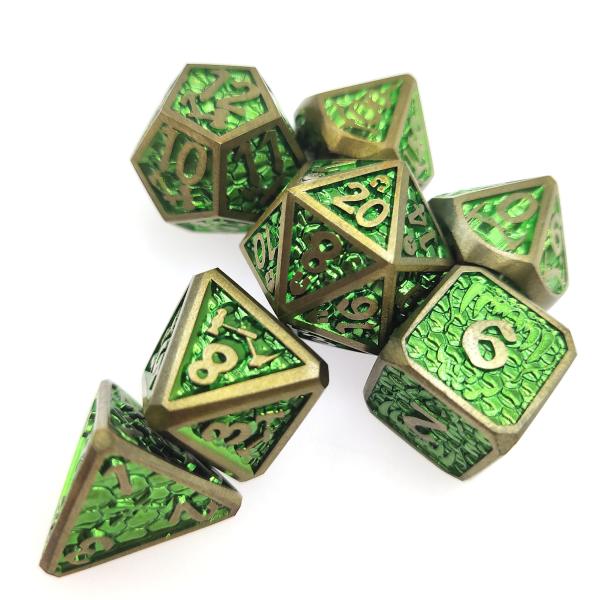 Lightweight Mini RPG Dice RPG Dice Set Dice Card DND Metal Polyhedral
