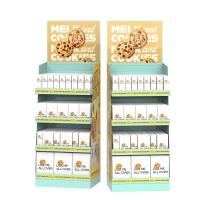 Retail Supermarket Snack Display Stand Glossy Custom Point Of Sale Displays