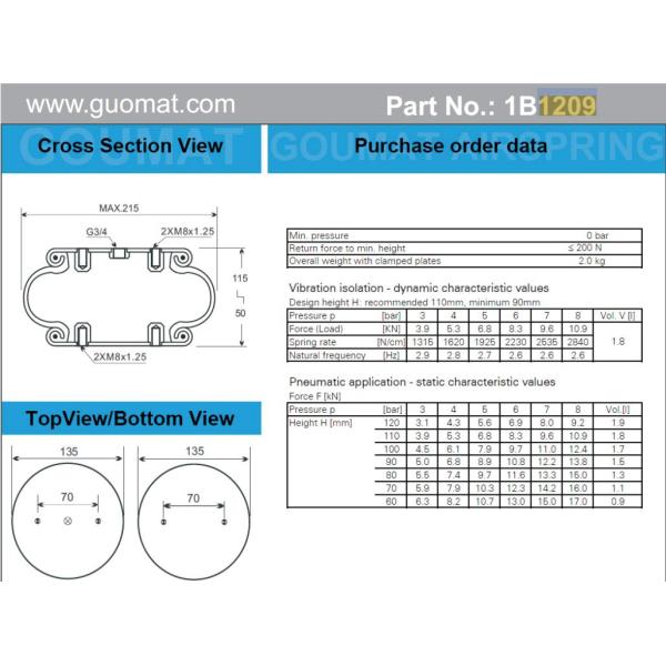 PM/31081 Norgren Single Type Air Suspension 8