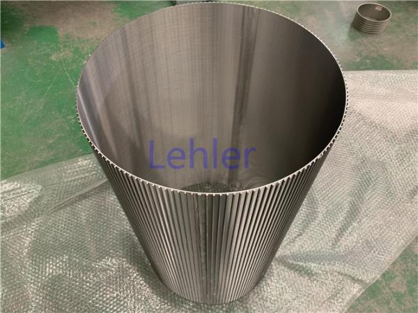 Diameter 410 Mm Wedge Wire Screens For Self Cleaning Filter Element