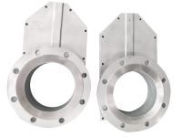 Conector de grande porte de aço carbono de fundição de investimento personalizado para queimador