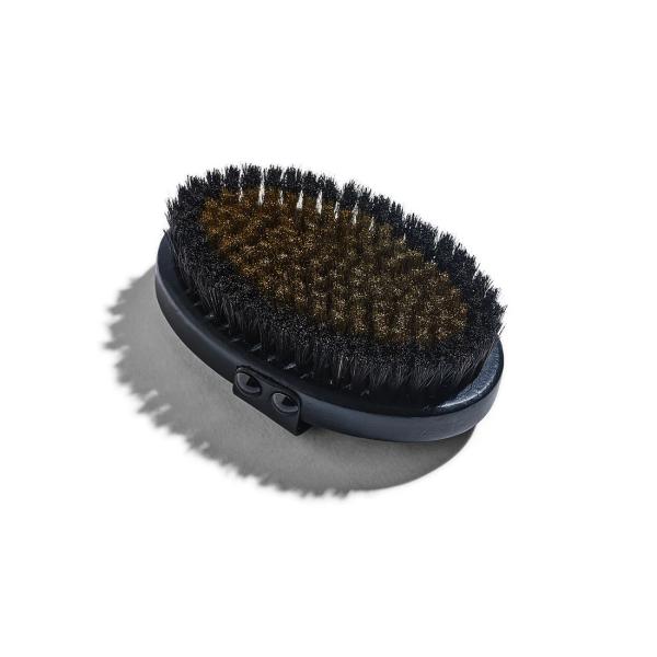 Copper Fiber Body Dry Brush Mixed Boar Horse Bristle Brush Customize Logo