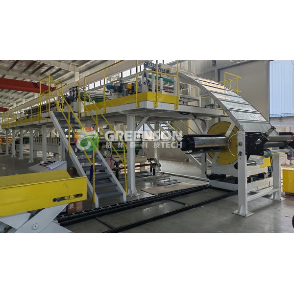 High Efficiency Full-Automatic Stone Wool Sandwich Panel Making Machine For Easy Operation In Roof And Wall Applications