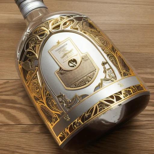 Red Wine Bottle Custom Stickers Gold Foil Packaging Labels for Private Signage and Branding