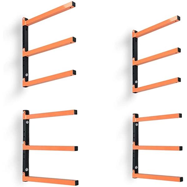 Стенная стойка для хранения древесины с 6-уровневой системой