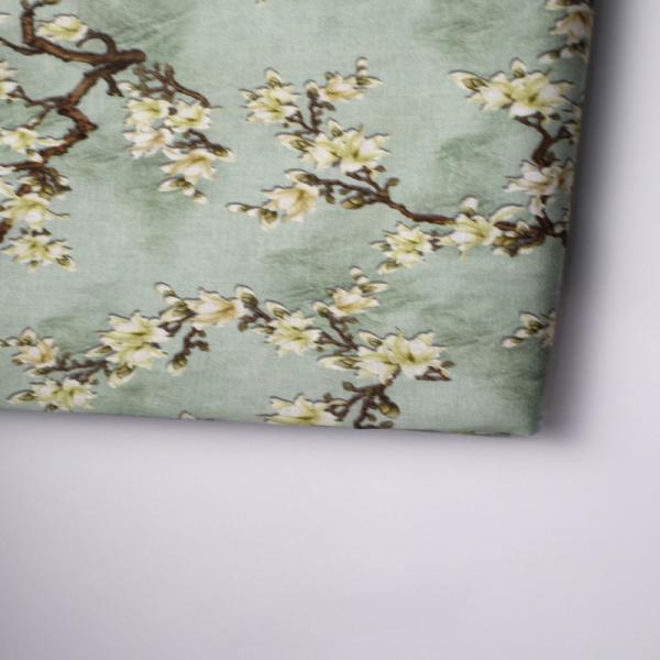 Платье рубашки мягкого прикосновения ткани печатания полиэстера 70% хлопок рами 30% Breathable сплетенное