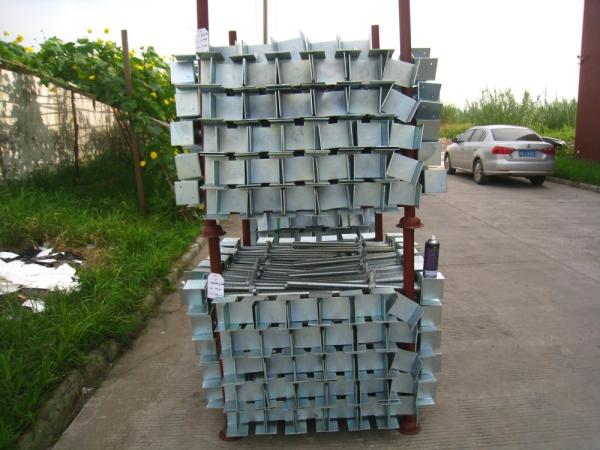 Fork Head / U Head Scaffolding Jack Base , Adjustable Screw Jack With Base Plate