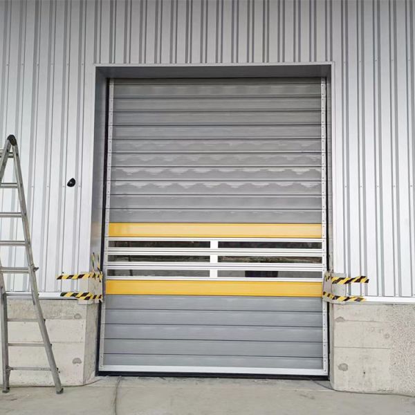 0.75KW-1.5KW Speed-Adjustable Aluminum Spiral High Speed Door Roll-Up Access System