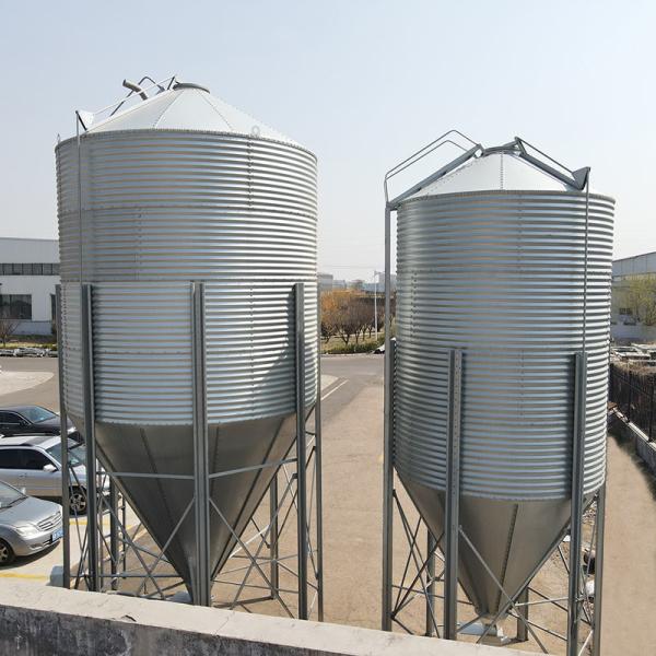 O silo da casa das aves domésticas do porco alimenta a escaninho 40 o diâmetro do telhado 1830mm 3660mm do grau