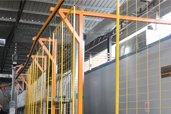 6'x9.6'  Construction Security Temp Fence Panels Tubing 30mm*30mm brace 20mm*20mm Powder Coated Red