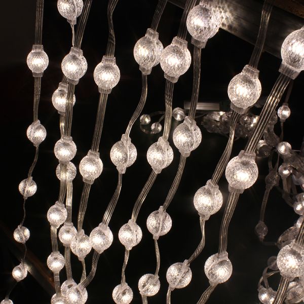 D23mm Outdoor Waterproof 0.6W DMX512 Controllable RGB String Lights for Event Wedding