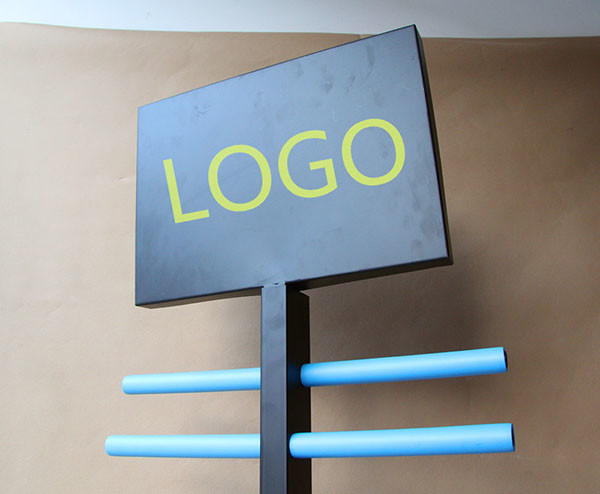 Шкаф хранения спортивного инвентаря H1800mm L450mm, логотип шкафа хранения скейтборда напечатал