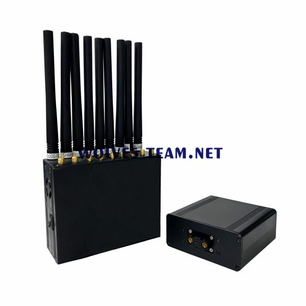 18 Jammer диапазонов портативный 2G 3G 4G 5G весь Jammer до 30M GPS L1 L2 L5 Lojack WiFi GPS RF 315/433/868MHz