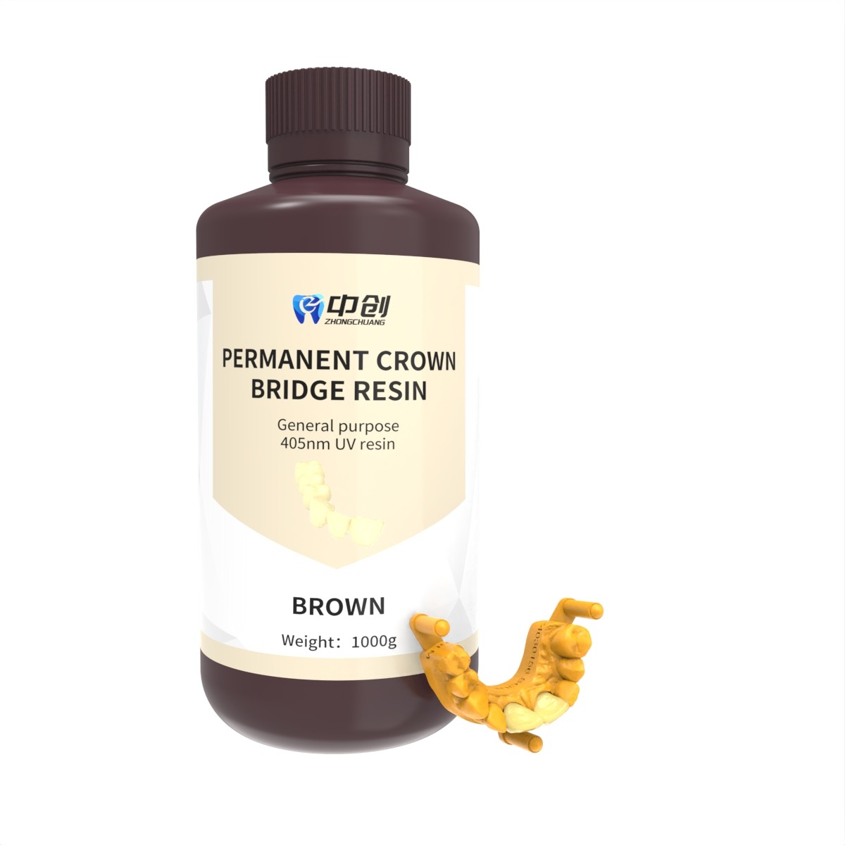 Прозрачная зубная смола ABC с сильной адгезией и керамическими компонентами