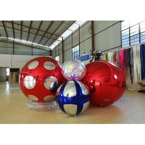 Stage Customized Advertising Fireproof Inflatable Mirror Ball For Christmas Decoration