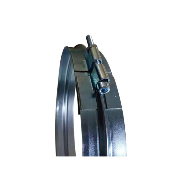 275mm Galvanized Pipe Clamp Carbon Steel Bolt Connection Fittings Adjustable