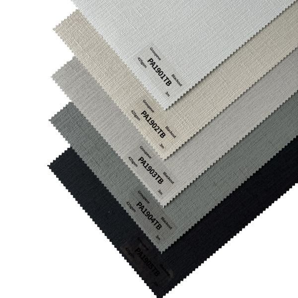 Wholesale Manufacturer 100% Polyester Blackout Roller Blind Fabric 3m Width for Home and Office