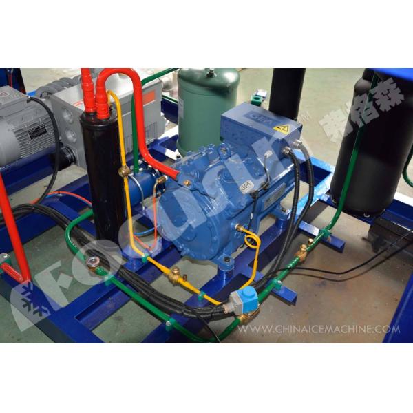 En el caso de las plantas de cultivo de frutas y hortalizas, el sistema de refrigeración por vacío de color azul proporciona un sistema de inspección de salida de vídeo.