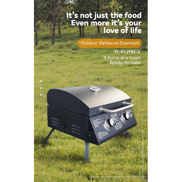 Внешний газовый барбекю из нержавеющей стали гриль курильщик барбекю дымовая печь большой вместимости