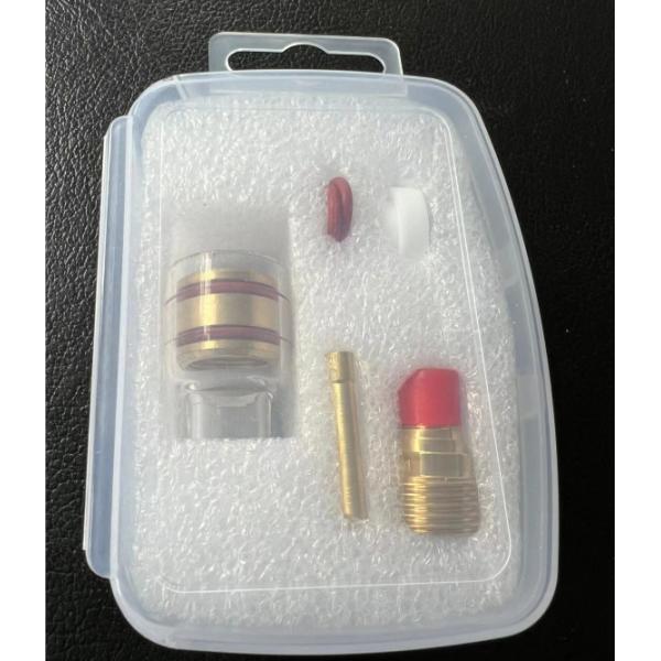 53GQ Gas Lens Adapter Wedge Collet TIG Welding Consumables Kit for Better Gas Coverage