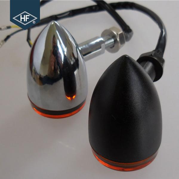 Chrome 20 LED Aftermarket Motorcycle Lights For Harley / Honda / Yamaha