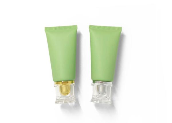 Customizable 60ml Flip Cap Plastic Tube Packaging Refillable Hand Lotion Tubes