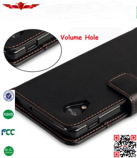 Hot Selling Book PU Flip Leather Cover Case For  LG Nexus5 100% Quality Guaranteed