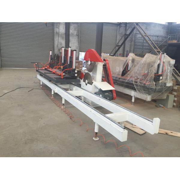 El círculo circular de las cuchillas del gemelo de la máquina TC1500 de la serrería de la tabla del registro de la ronda de China consideró