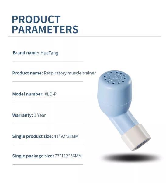 Adjustable Inspiratory Breathing Trainer Device for Asthma COPD and Breathing Disorders