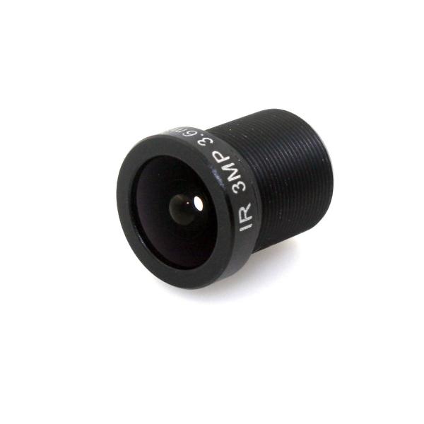HD 1/2.5 3mp 3.6mm 128 Degrees M12 CCTV Lens