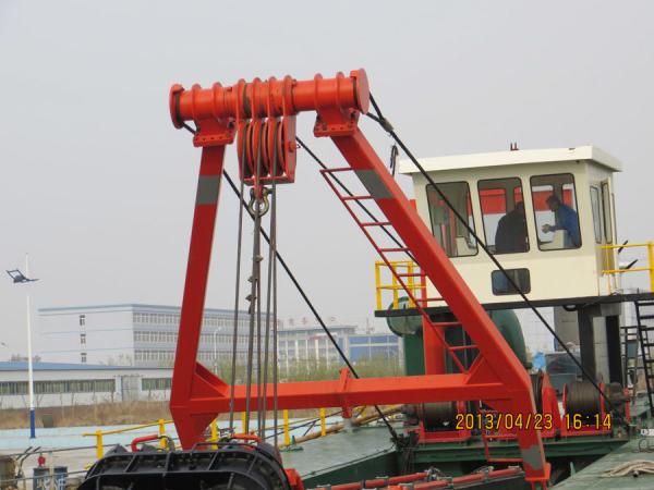 Dredagem de sucção de corte offshore Haili 4010 de 16 polegadas, com capacidade de remoção de lodo de 500 m3/h