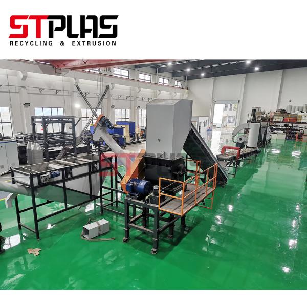 Garrafa do animal de estimação do desenho do Oem Cad do St 500 que recicla a máquina à fibra de grampo