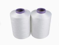 Realistic Faux Fur Material Polyester FDY Yarn 130D/24F With Full Dull Finish In White Or Black