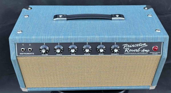 Custom Grand ′64 Princeton Reverb Tube Guitar Amp Head in Blue Color Fender Amp Clone Guitar Amplifier OEM