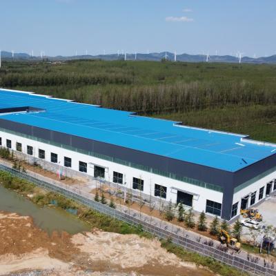 Structure d'entrepôt en acier préfabriqué Q235B Q355B Matériau