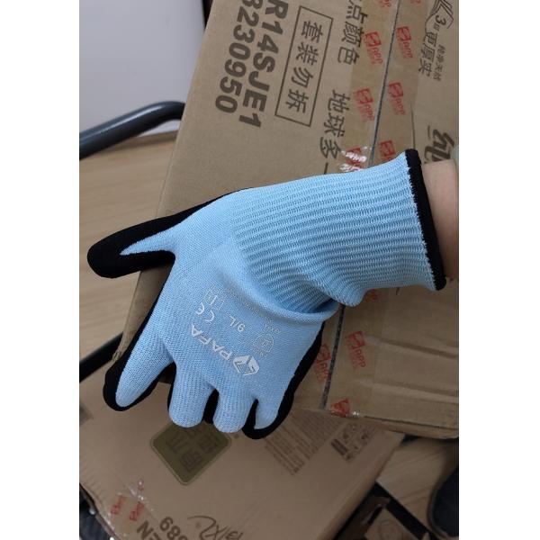ANSI Level 4 HPPE Cut Resistant Gloves For Sharp Small Parts Handling
