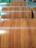 AA3105 Color Coated Aluminum Coil Wood Color Polyester Coated Aluminum Coils Work For Decorations and Door Materials