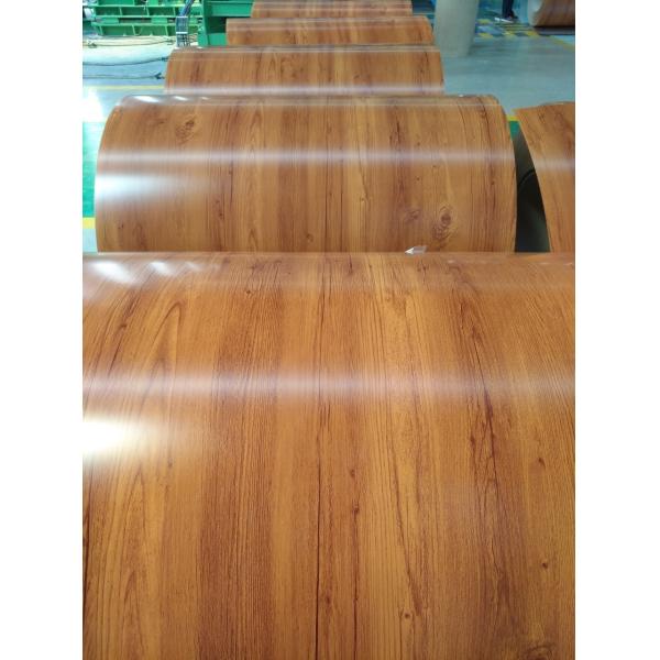 AA3105 Алюминиевая катушка с цветовым покрытием Деревянная катушка с цветовым покрытием полиэстера Алюминиевые катушки для декораций и дверных материалов