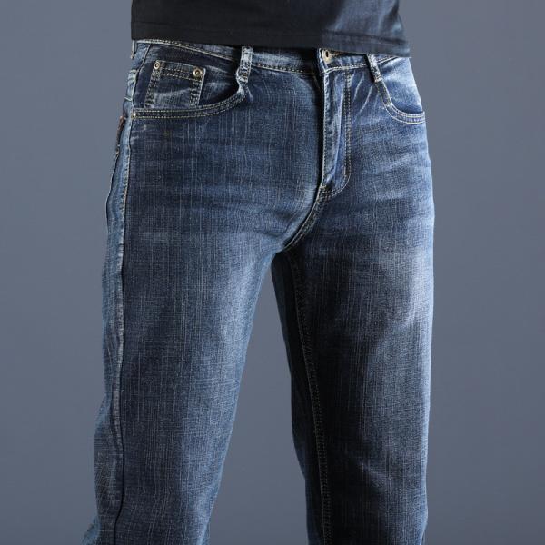 Comfortable and Stylish XMAMLON RTS Straight Fashion Jeans for Men in Regular Demin