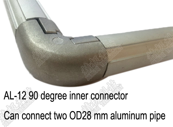 Aluminum Alloy Joints 90 Degrees Within Joint Sandblasting Internal Connector AL-12