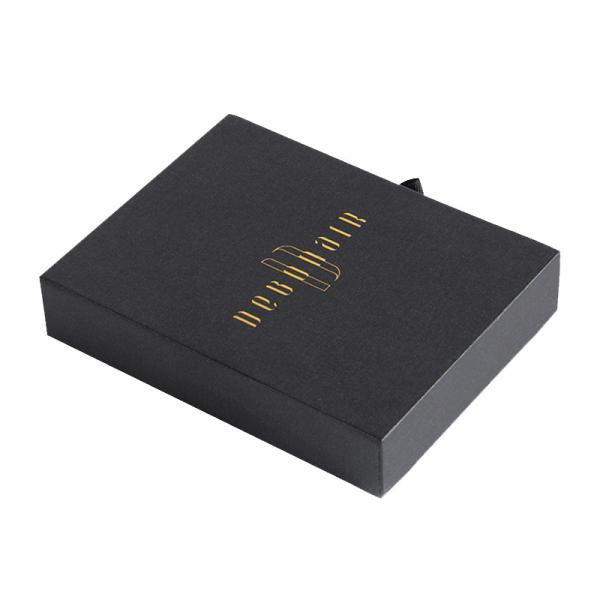 Black PMS 1200g Cardboard Gift Presentation Boxes CMYK With Ribbon