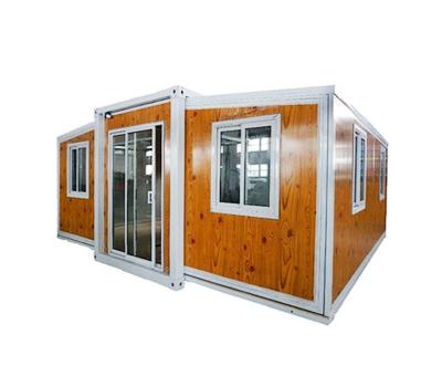 Luxury Modern Style Foldable Expandable Container House With Fiber Cement Board Floor