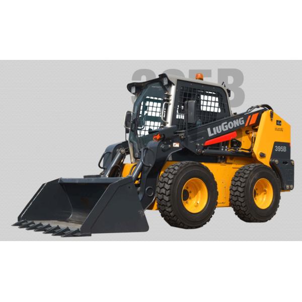 1.1 Ton Wheel Skid Steer Loader 395B With Hammer And High Flow Hydraulic System